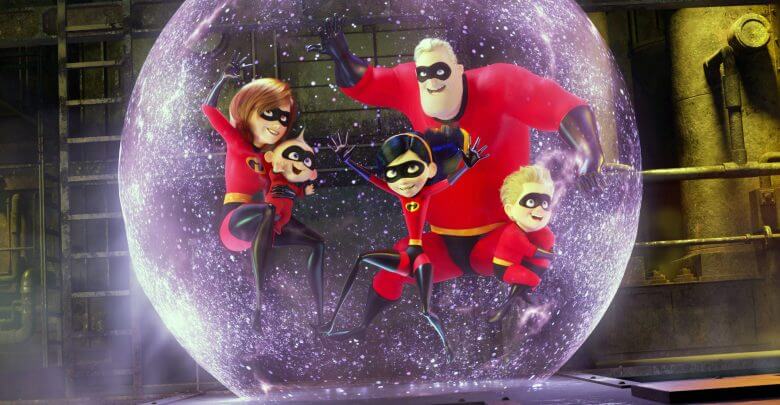 The Incredibles, Mr. Incredible, Elastigirl, Violet, Dash, Jack-Jack, Incredibles 2
