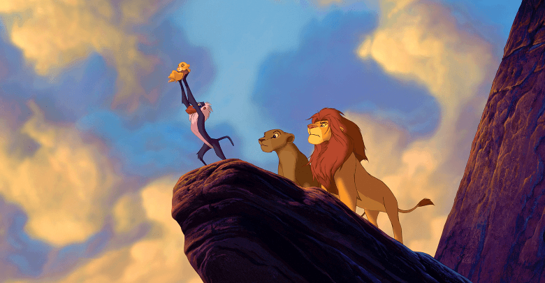 Simba, Mufasa, Raffiki, Sarabi, The Lion King