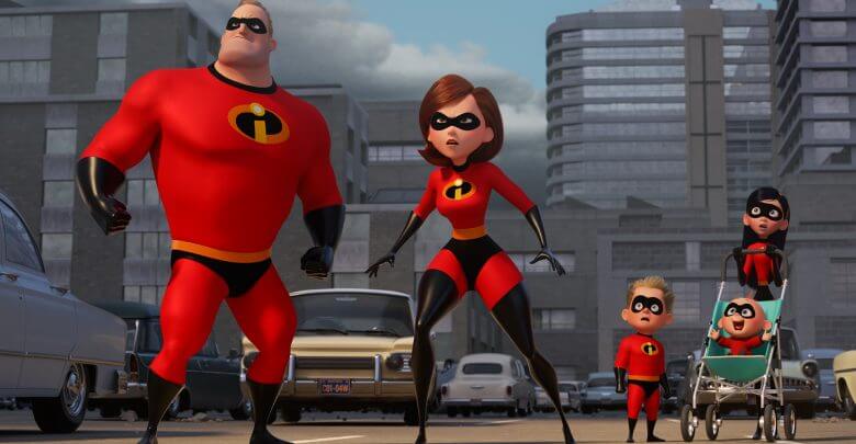 The Incredibles, Mr. Incredible, Elastigirl, Dash, Violet, Jack-Jack