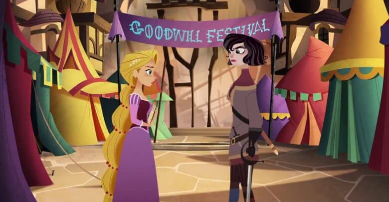 Rapunzel's Tangled Adventure, Rapunzel, Cassandra, Goodbye and Goodwill